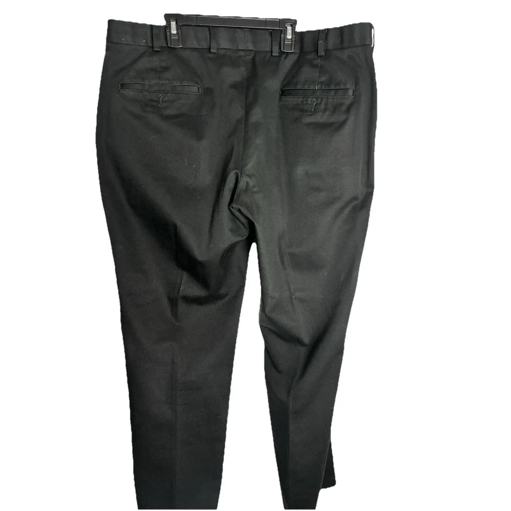 Brooks Brothers Advance Chino Clark Mens 38x30‎ Black Pants Preppy Business